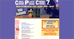 Desktop Screenshot of canalplacecinema7.com